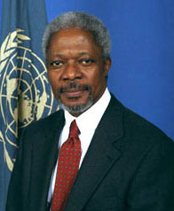 Kofi Annan e l'acqua