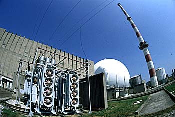 La centrale nucleare, dismessa, di Sessa Aurunca