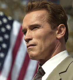 Il governatore della California Arnold Schwarzenegger
